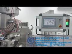 カザフスタンにおける6インチ中規模のセルボ自動ソフトゼラチンカプセルエンカプスリングマシン